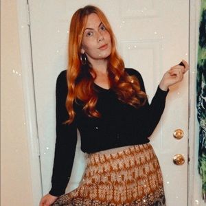 Black cashmere sweater